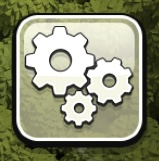 設定の歯車マーク