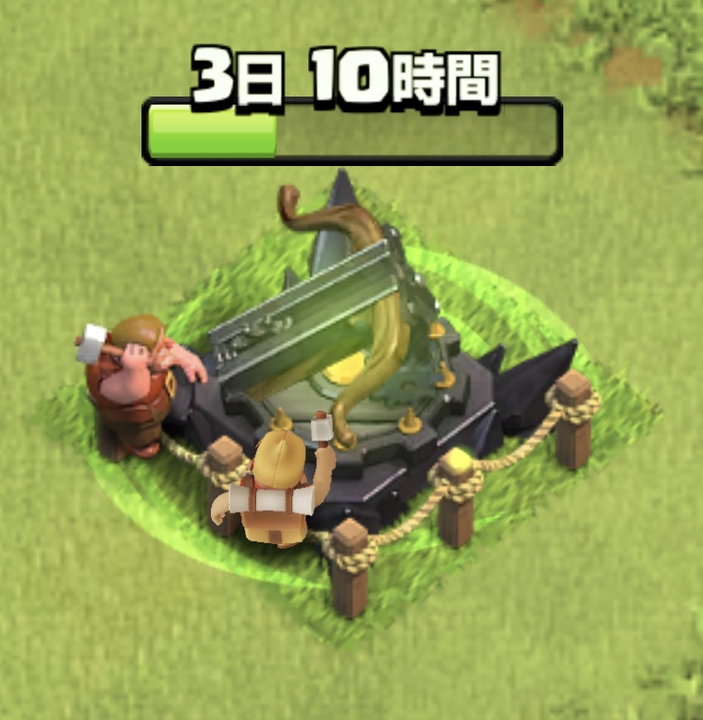 見習い大工作業中