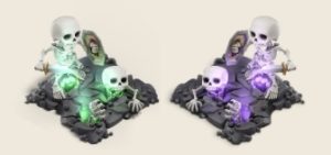 クラッシュ vs スケルトンのデコレーション報酬